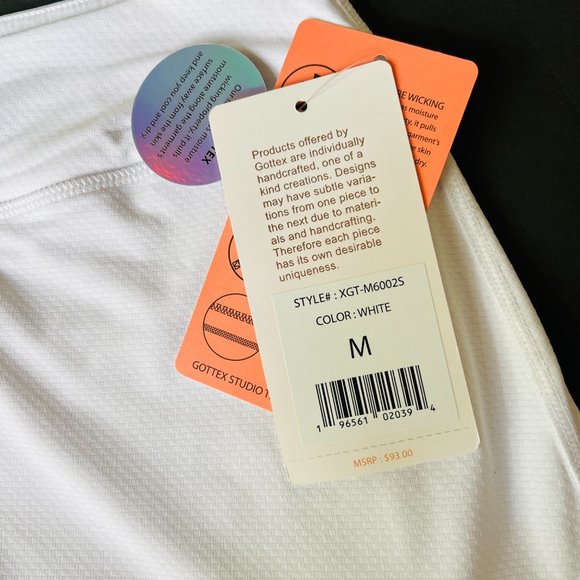 GOTTEX Women's Athletic Skort White NWT Size M - Picture 3 of 7